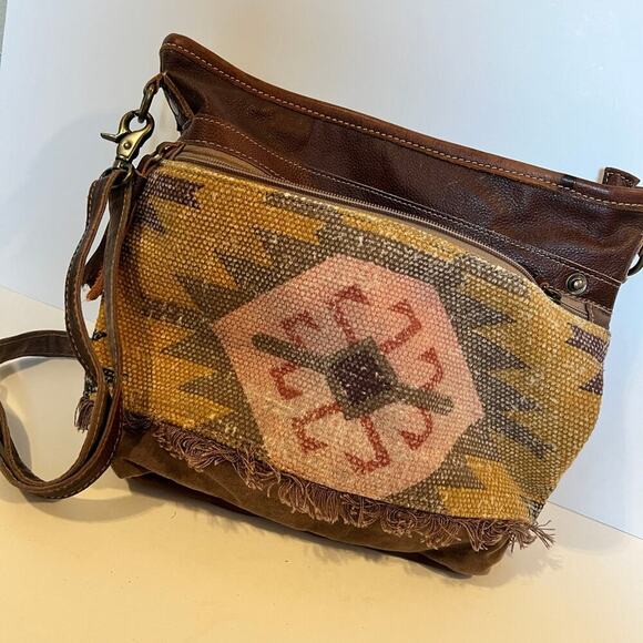 Myra Bag, canvas & leather, handbag/crossbody - Picture 1 of 11